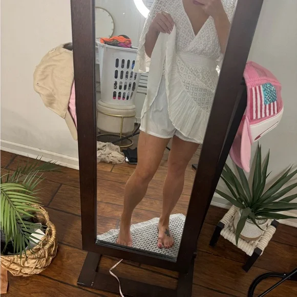 Jessica Simpson White Lace Romper - Picture 6 of 6